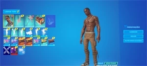 Conta Epic/Fortnite com travis scott e watch dogs 2