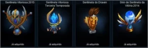 Conta League of Legends DIAMANTE LOL