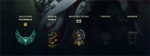 Account NA Platina 3, 60% winrate - League of Legends LOL