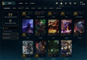 Account NA Platina 3, 60% winrate - League of Legends LOL