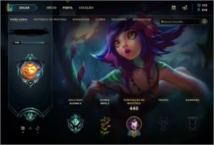 Conta League of legends 285 skins LOL