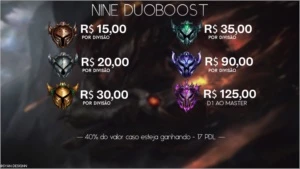 NINE | Contas & EloJob - League of Legends LOL