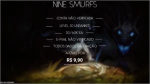 NINE | Contas & EloJob - League of Legends LOL