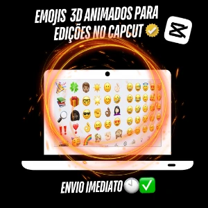 Pack Emoji 3d animados  edição capcut