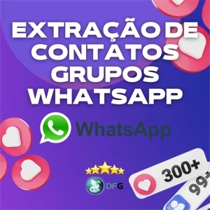 EXTRAÇÃO DE 1000 CONTATOS DE GRUPO DE  [conteúdo removido] APP -ENVIO DIRETO - Redes Sociais