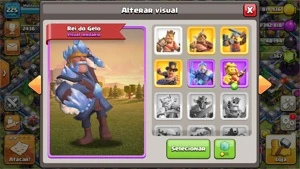 CONTA RARA DE CLASH OF CLANS BARATA