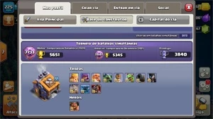 CONTA RARA DE CLASH OF CLANS BARATA