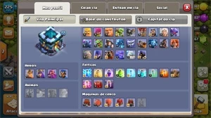 CONTA RARA DE CLASH OF CLANS BARATA