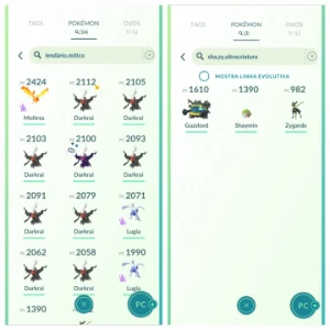 Conta Pokemon GO Nível 30 - Darkrai Shiny - Pokémon