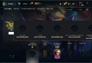 Unranked com TODOS os champs e 102 Skins ( MONO ADC )