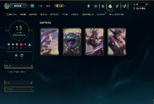Diamante 2 com 45 Champs e 13 Skins +4 Vitoriosas - League of Legends LOL