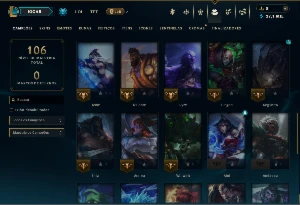 Diamante 2 com 45 Champs e 13 Skins +4 Vitoriosas - League of Legends LOL