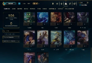 Diamante 2 com 45 Champs e 13 Skins +4 Vitoriosas - League of Legends LOL