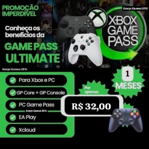 Assinatura Game Pass Ultimate 1 Mês Código 25 Dígitos Xcloud - Gift Cards