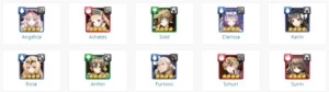 Conta Epic seven - Escolha seu personagem - Outros