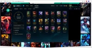 Platina 5 + 22 Campeões - League of Legends LOL