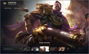 Platina 5 + 22 Campeões - League of Legends LOL