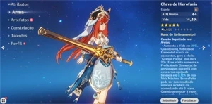 AR22 - Nilou + Chave de Hierofania + Mona - Genshin Impact