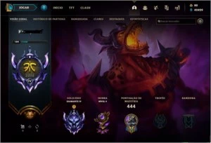 CONTA DIAMANTE LEAGUE OF LEGENDS + CONTA VALORANT LOL