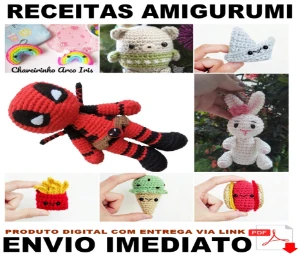 50 Receitas Amigurumi de Chaveiros - Português