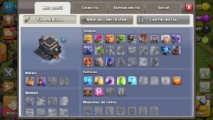 Centro de vila 9 - Semi Full - Clash of Clans