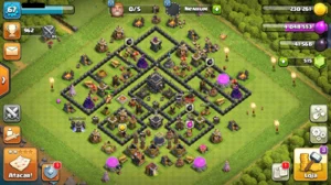 Centro de vila 9 - Semi Full - Clash of Clans