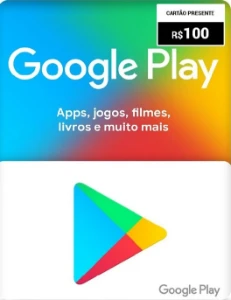 Gift Card Google Play Store R$ 100,00 - Gift Cards