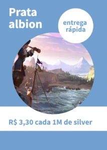 Prata Albion Online 1M R$ 3,30