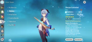 CONTA GENSHIN AR55 / 12x3★ / Shenhe + Bis / Scaramouche - Genshin Impact
