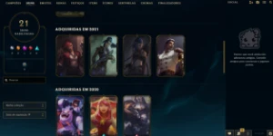 Conta Antiga Lol / League 02/2014 Com Skins Da Época - League of Legends