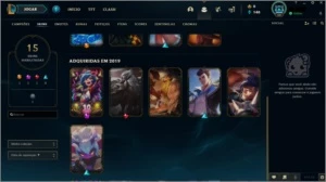 Vendo Smurf Platina 4 com 15 skins - League of Legends LOL