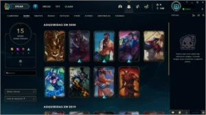 Vendo Smurf Platina 4 com 15 skins - League of Legends LOL