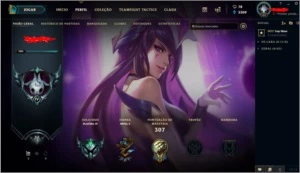 Platina, 44 skins, 113 champs, nunca teve punição. - League of Legends LOL