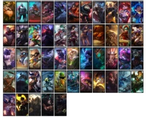 Conta Unranked com 96 Champs e 104 Skins + 10 Cromas - League of Legends LOL
