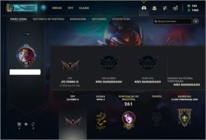 Conta Unranked com 96 Champs e 104 Skins + 10 Cromas - League of Legends LOL