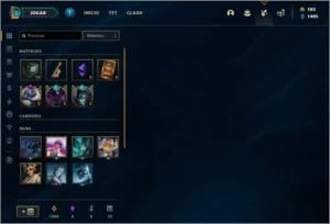 Conta Unranked com 96 Champs e 104 Skins + 10 Cromas - League of Legends LOL