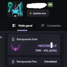 Conta mestre 2025 Win Rate ALTO!