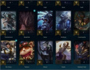 Conta Smurf - EX PLATINA 3 - MMR um pouco alto SOLOQ - League of Legends LOL