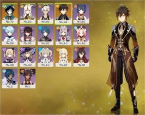 VENTI - ZHONGLI + LANÇA CELESTIAL - Genshin Impact