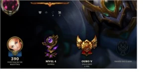 V>conta lvl 100 elo gold V - League of Legends LOL