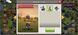 Cv13 TOTALMENTE FULL COM SKINS DO PASSE - Clash of Clans
