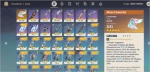 Razor,BarbaraC3, Arma 5* e Várias 4*  AR32 - Genshin Impact
