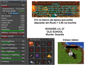 Char Tibia Knight Lvl 178 + 7,3kk + Chars Na Conta + Rk