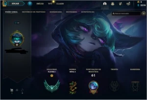Conta ex d3 na Preseason/atualmente plat 1 na md5 com 2 lose - League of Legends LOL
