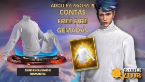 Contas Gemadas e Raras de Free Fire 🚀🔥✅