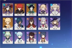 [NA/PC] Conta No Genshin Impact Rank 28 Diluc + Mona + Venti