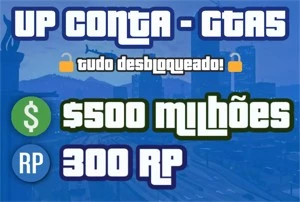 GTAV ONLINE 500 MILHÕES PARA PC + BRINDES