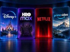 🎬 Combo — Disney+  Hbo Max + Netflix + Prime Video 30 Dias - Assinaturas e Premium