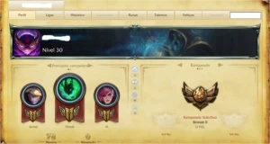 Conta Lv 30 Bronze II , Borda Prata , Varios Champs e Skins - League of Legends LOL