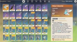 AR27 Klee com Atlas Celestial /Razor/Fichil... - Genshin Impact